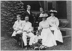 Theodore Roosevelt and Family - 24 August 1907