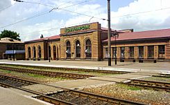 Train station Kommunarsk in Alchevsk