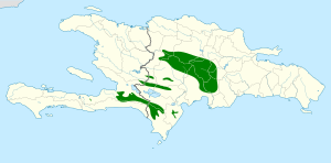 Turdus swalesi map.svg