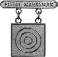 USMC Pistol Marksman badge