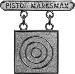 USMC Pistol Marksman badge.png