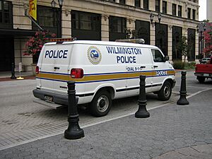 Wilmington, Delaware police van