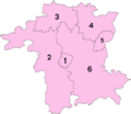 Worcestershire numbered districts