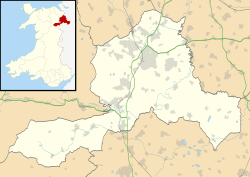 RAF Wrexham is located in Wrexham