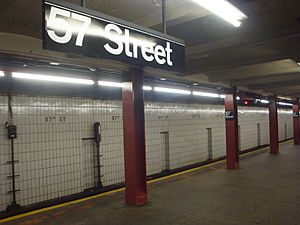 57th. Street Station - IND Sixth Avenue Line - New York