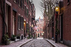 Acorn Street, Beacon Hill, Boston