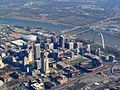 Aerial view of St. Louis, Missouri, 2008-11-19 edit