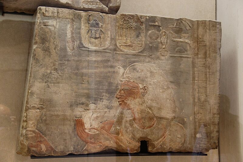 Ancient Egypt Limestone Bas-Relief (28307642092)