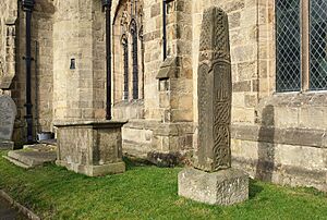 Anglian cross in Hope