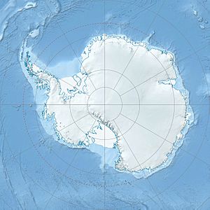 Location of Amundsen–Scott Station in Antarctica