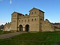 Arbeia Roman Fort reconstructed gateway
