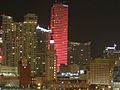 Bank of America Tower Miami red