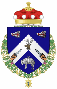 Baron Mackay of Clashfern Coat of Arms with KT.png