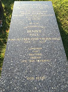 Benny Hill Tombstone