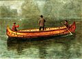 Bierstadt Albert Fishing from a Canoe