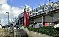 Blackwall DLR station, from below geograph-3263884-by-Ben-Brooksbank