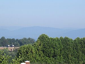 Blue Ridge Mountains from Liberty University in Lynchburg, VA IMG 4115