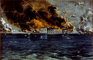 Bombardment of Fort Sumter, Charleston Harbor