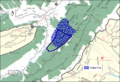 Boundary of the Spesard Knob wildland as identified by the Wilderness Society