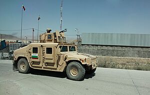 Bulgarian M1114 HMMWV in Kabul