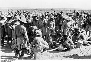 Bundesarchiv Bild 183-B21459, Bei Tobruk, britische Kriegsgefangene