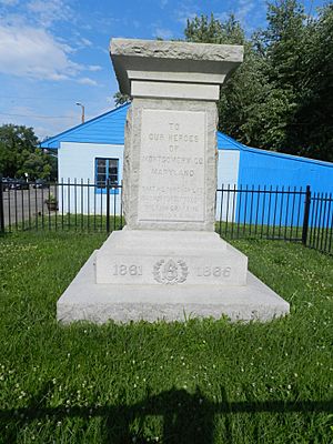 CSA Monument at White's Ferry