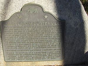 Camp Sutterville plaque historical marker 666