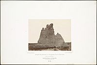 Castle Rock, Kansas, on the Smoky Hill, 385 miles west of Missouri River. (Boston Public Library)