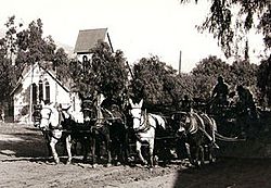 Central Ave Sierra Madre CA 1904-Old North Church 