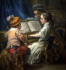 Charles-André van Loo, Music