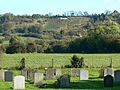 Churchyard and graves, Christ Church, Broad Town - geograph.org.uk - 1015493