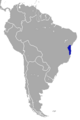 Coastal Black-handed Titi area