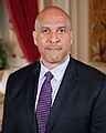 Cory Booker, official portrait (119th Congress)