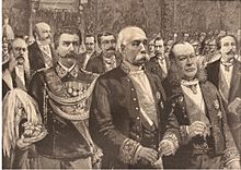 Crispi e ministri al Quirinale nel capodanno 1888