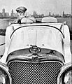 Dave Garroway and his 1938 Jaguar SS100