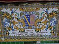 Decoració ceràmica a Capitania General de Barcelona - Juan Procopio de Bassecourt