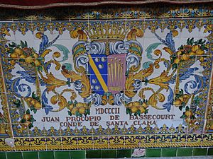 Decoració ceràmica a Capitania General de Barcelona - Juan Procopio de Bassecourt