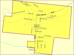 Detailed map of Coalton