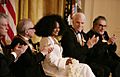 Diana Ross is applauded by her fellow Kennedy Center honorees