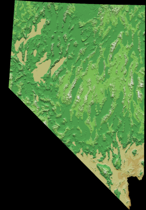 Digital-elevation-map-nevada