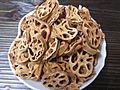 Dried lotus root slices