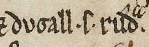 Dubhghall mac Ruaidhrí (AM 45 fol, fol. 114v)