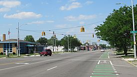 Intersection of Outer Drive and Jefferson Avenue