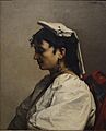 Emmanuel Benner Jeune femme en costume de Capri