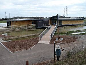 Entrance to Newport Wetlands Visitor Centre - geograph.org.uk - 729101