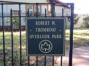 Entrance to Robert W. Trombino Overlook Park