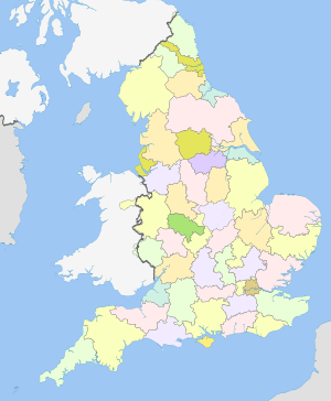 Former postal counties of England