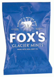 Fox's Glacier Mints package