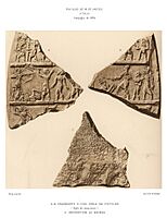 Fragments of the Victory Stele of Rimush (Heuzey)