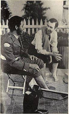 François Clemmons and Fred Rogers Having Foot Bath
